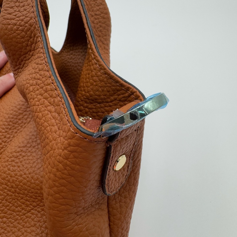Bostanten Nevin Genuine Leather Satchel Hobo Top Handle Tote - Picture 8 of 13